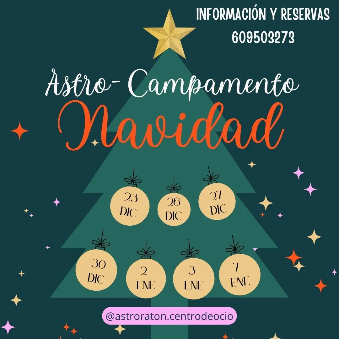 Astro-Campamento de Navidad en Astro-Ratón